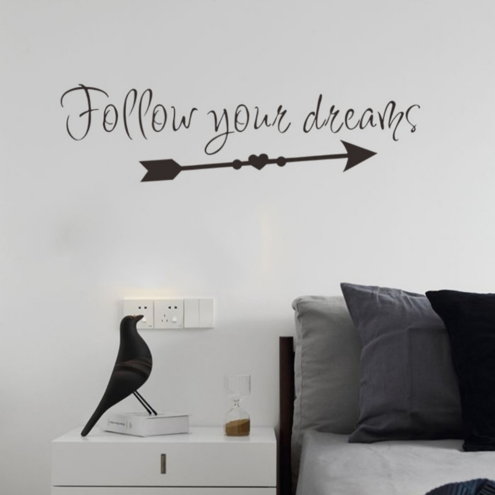 Vinyl Wall Decal FOLLOW YOUR DREAMS